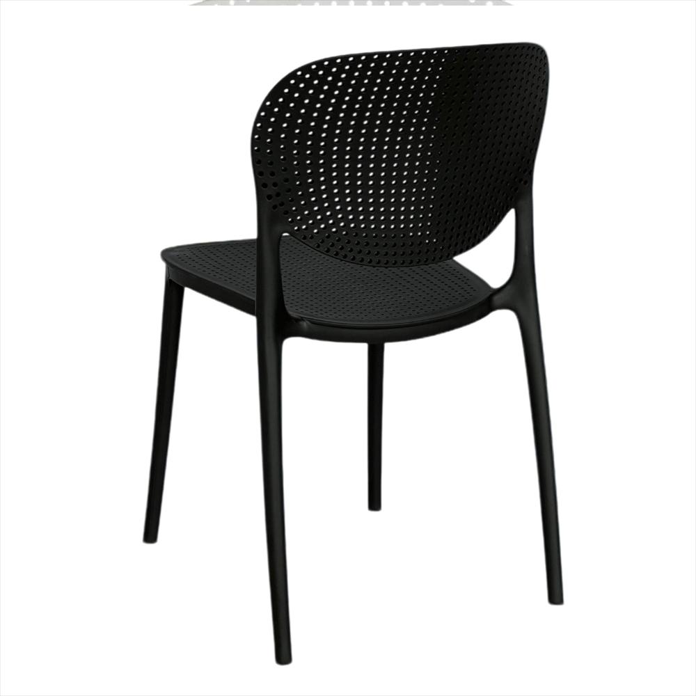 Set X2 Sillas Monza En Polipropileno Color Negro img #4