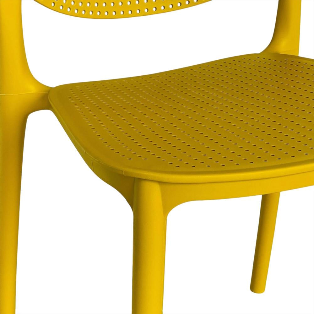 Silla Monza En Polipropileno Color Amarillo img #3