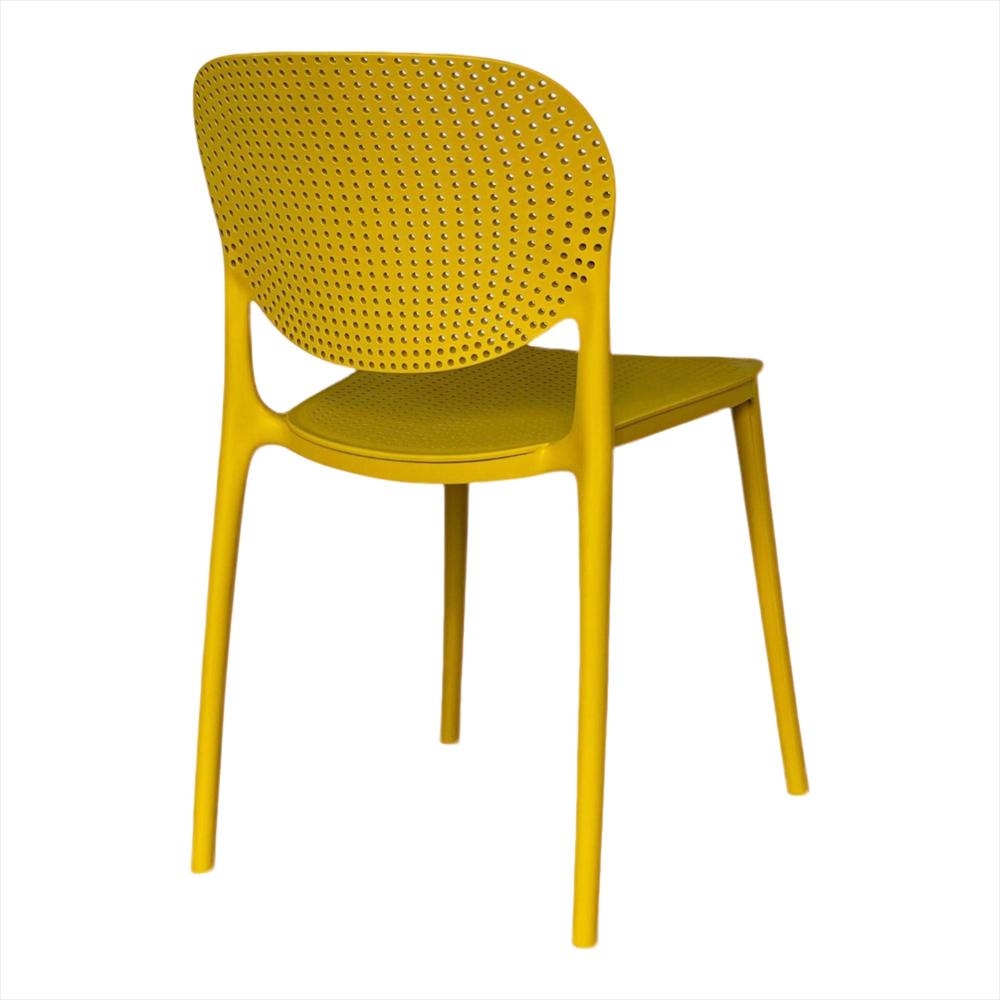 Silla Monza En Polipropileno Color Amarillo img #5