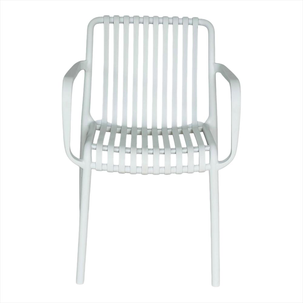 Silla Bistro Con Brazos En Polipropileno Color Blanco img #1