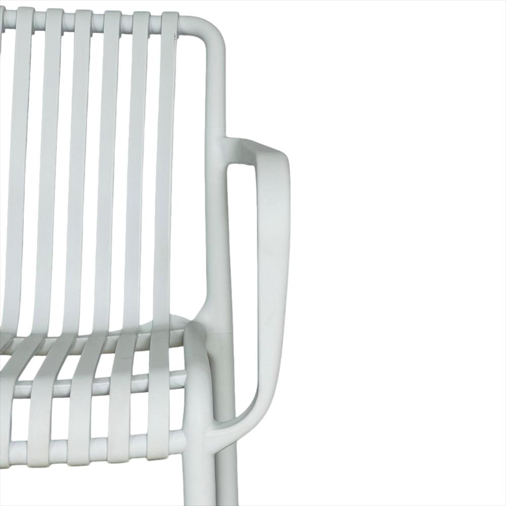Silla Bistro Con Brazos En Polipropileno Color Blanco img #4