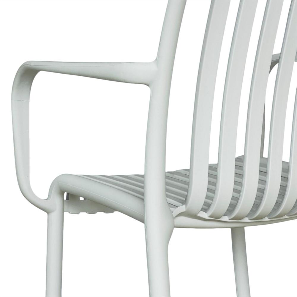 Silla Bistro Con Brazos En Polipropileno Color Blanco img #5
