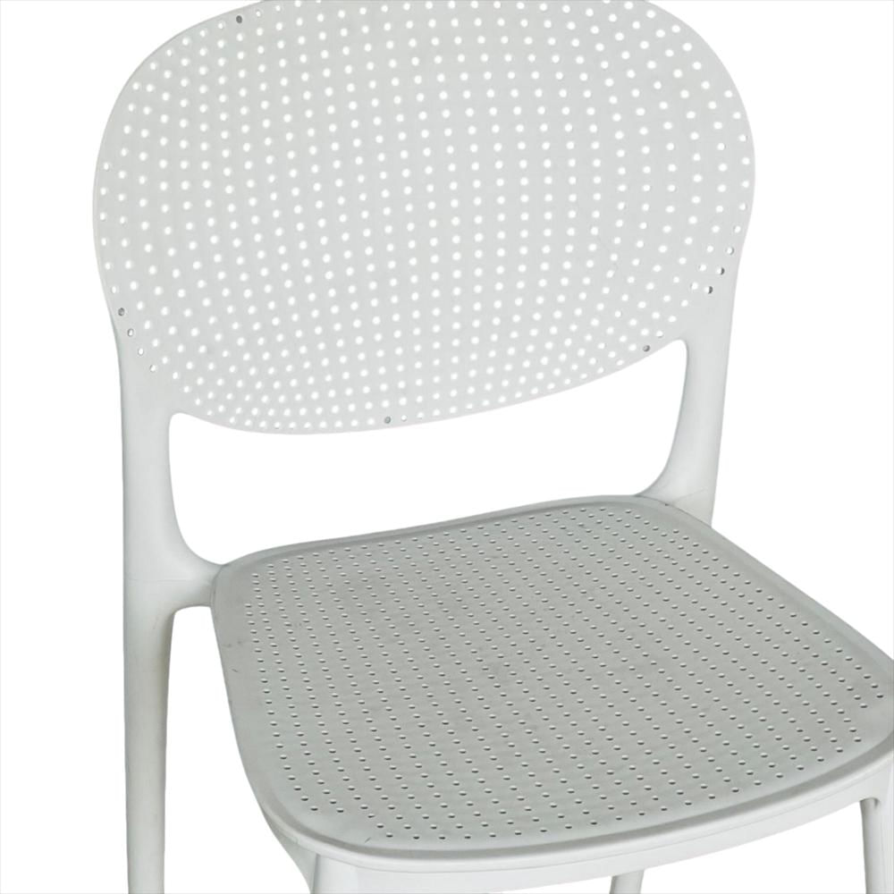 Set X4 Sillas Monza En Polipropileno Color Blanco img #4
