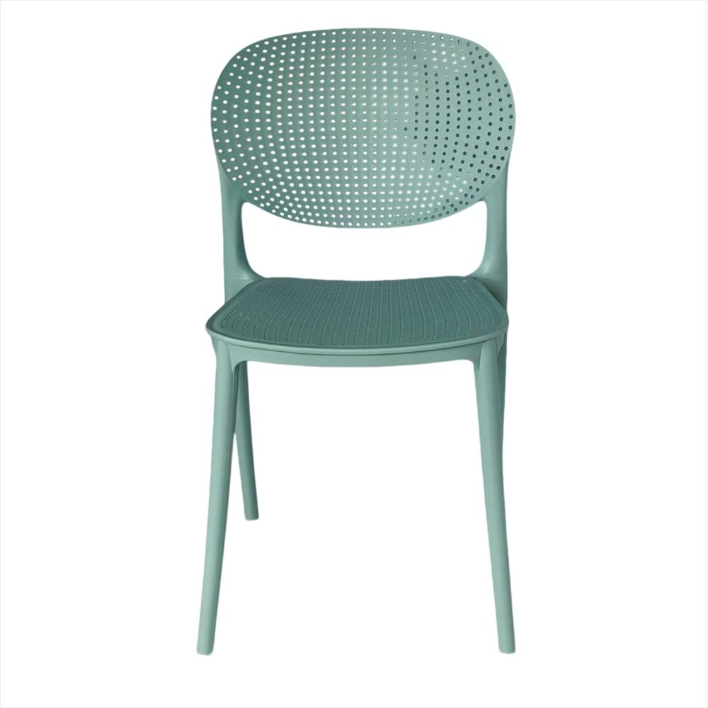 Silla Monza En Polipropileno Color Azul Grisaceo img #1