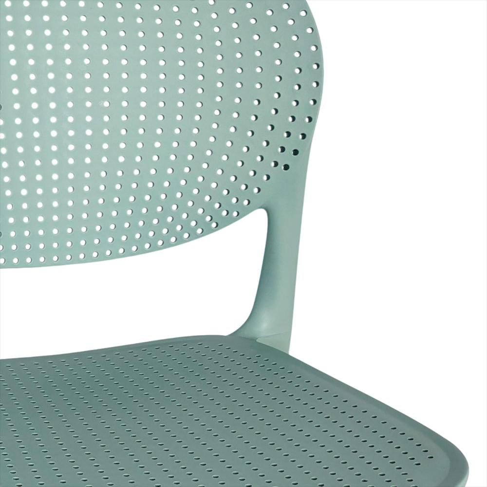 Silla Monza En Polipropileno Color Azul Grisaceo img #2