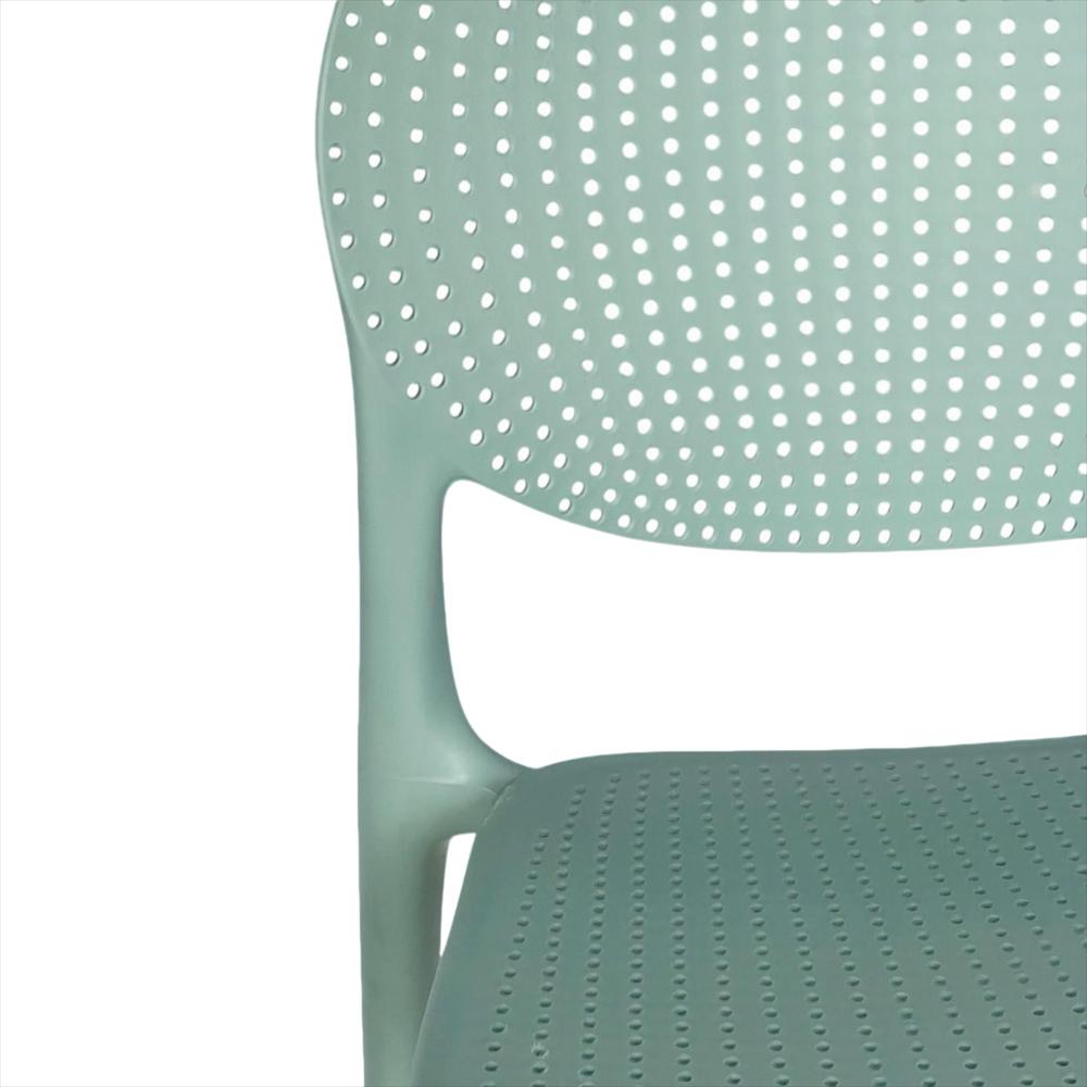 Silla Monza En Polipropileno Color Azul Grisaceo img #3