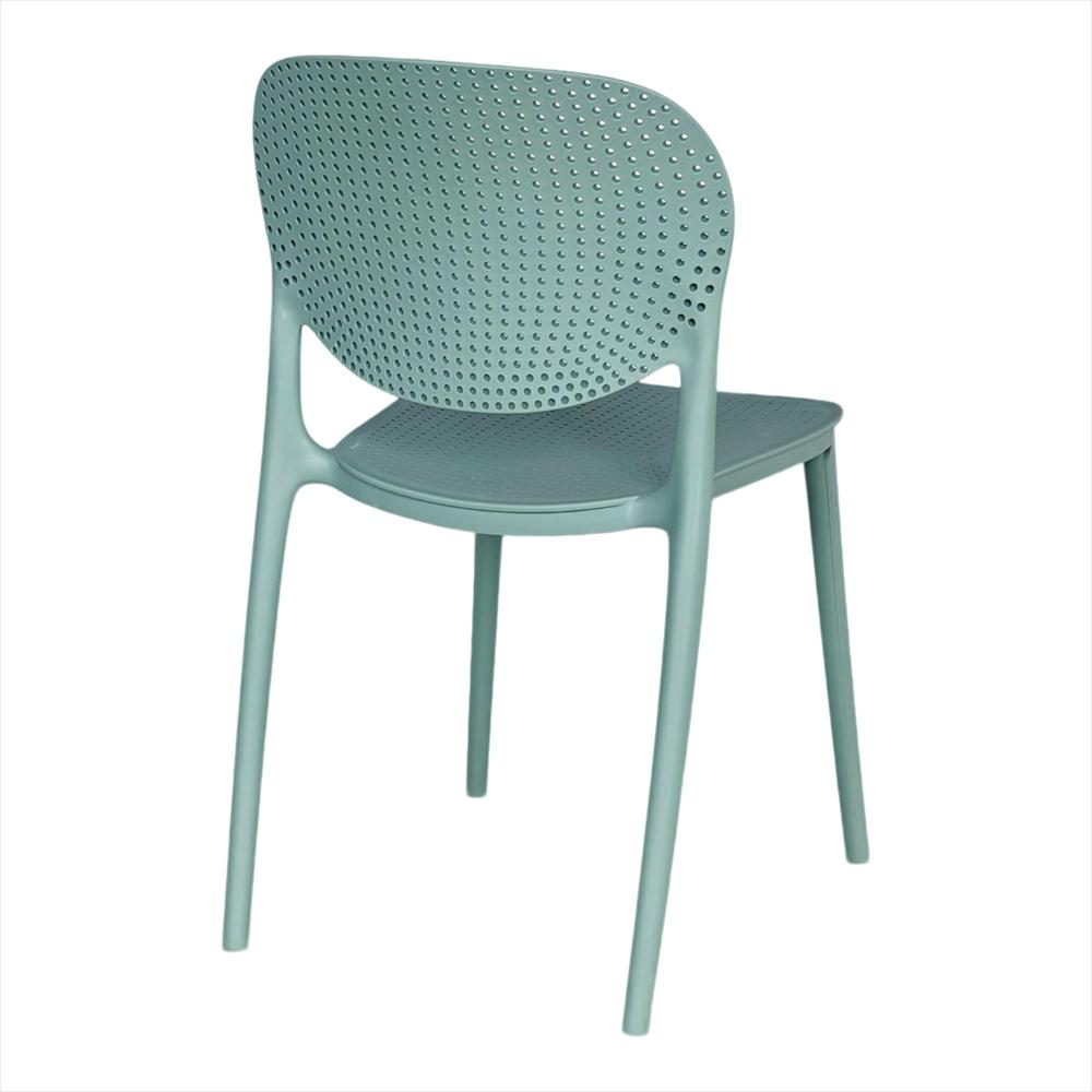 Silla Monza En Polipropileno Color Azul Grisaceo img #5
