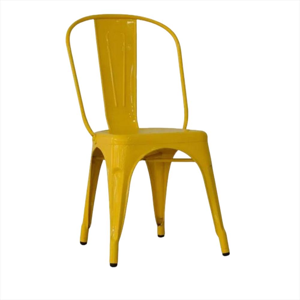Set X2 Sillas Metálica Tolix Color Amarillo img #2