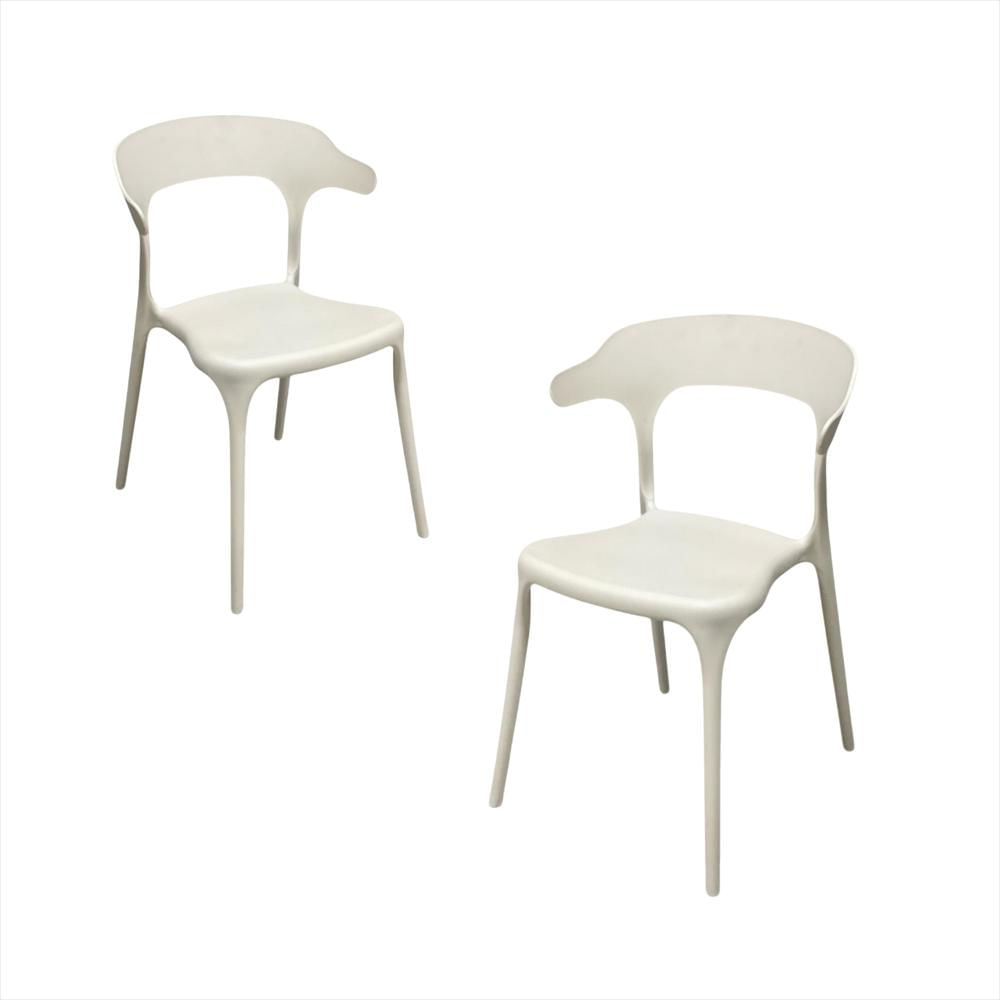 Set De Sillas En Polipropileno Genova Color Blanco img #1