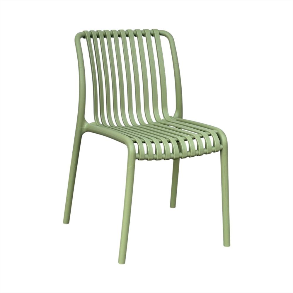 Silla Bistro En Polipropileno Color Verde img #1