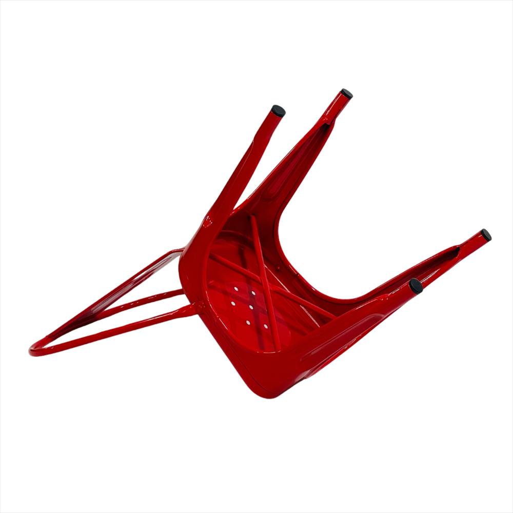 Silla Metálica Tolix Color Rojo img #4