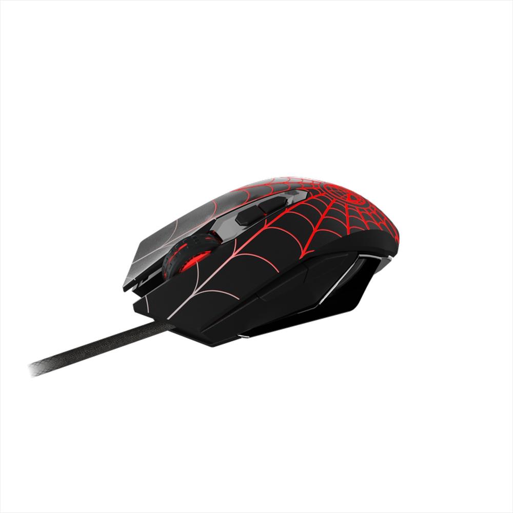 Mouse Óptico De 7 Botones Para Videojuegos Xtm M520sm Xtech Spider Man img #1