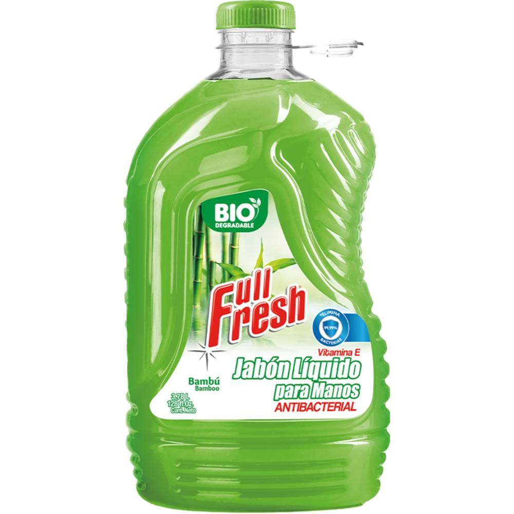 Jabón Líquido Antibacterial Full Fresh Bambú Con Vitamina E img #1