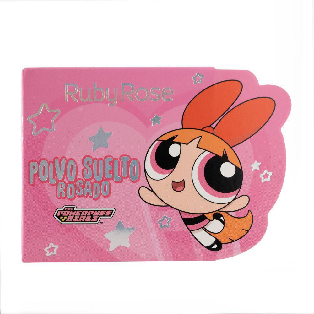 Polvo suelto RUBY ROSE traslucido rosado bombón (7  gr)