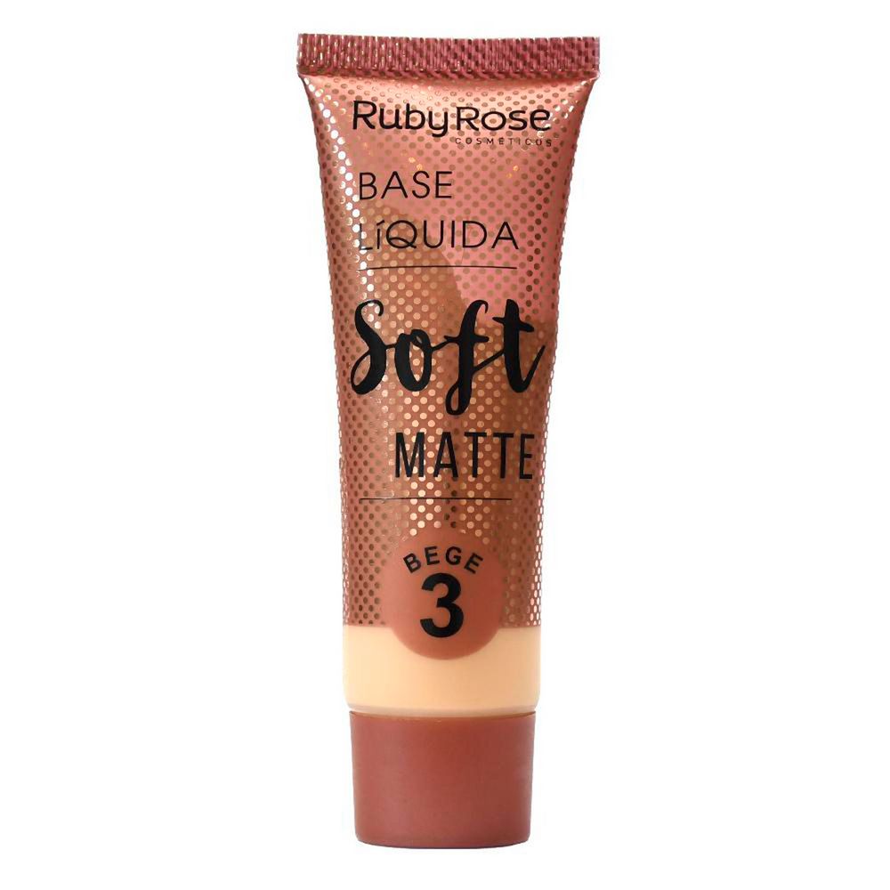 Base RUBY ROSE LIQUIDA SOFT MATTE BEIGE 3 (29  ml)