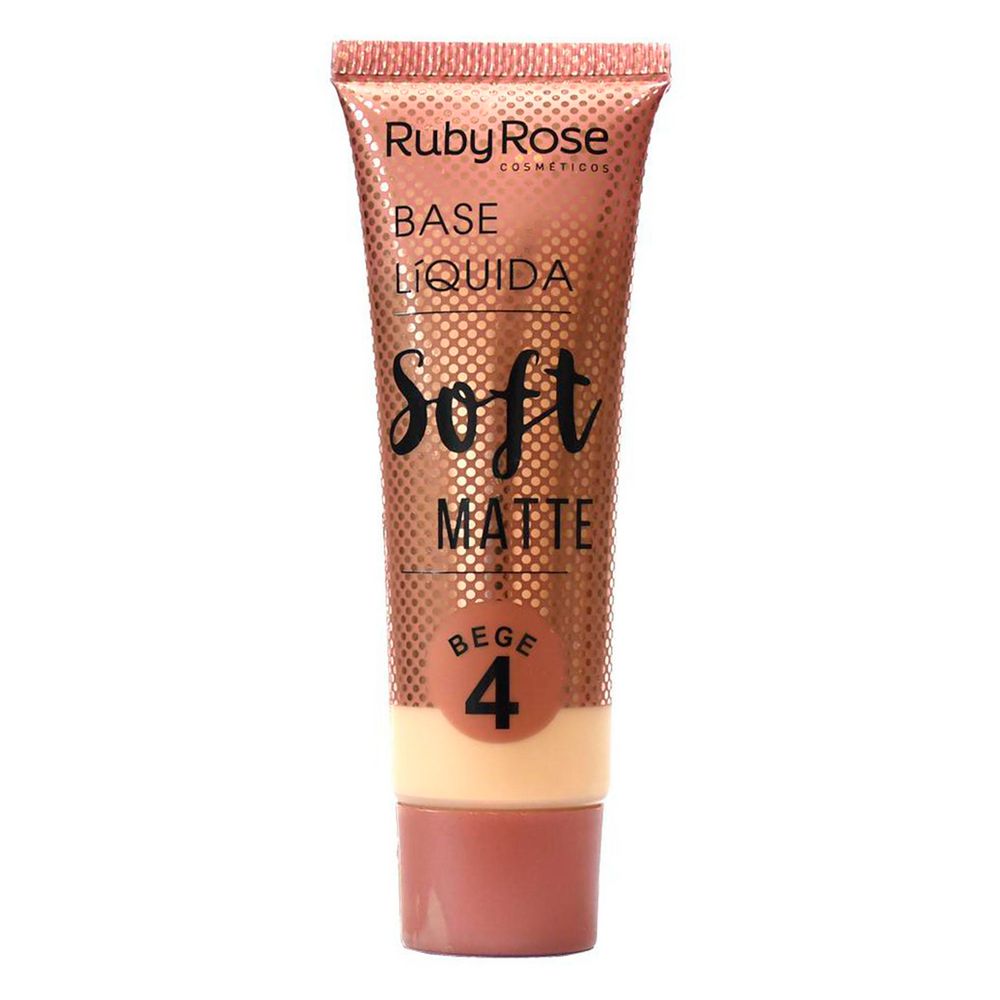 Base RUBY ROSE LIQUIDA SOFT MATTE BEIGE 4 (29  ml)
