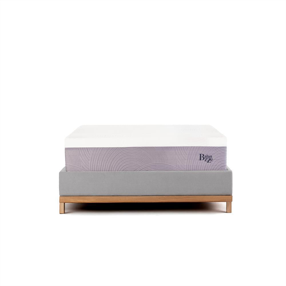 Set Base + Cabecero + Colchón Prime Royal Balanzze Doble Gris Oscuro Essenza img #4