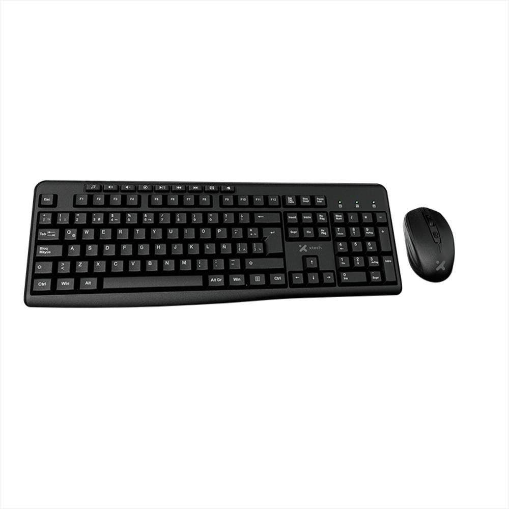 Combo Inalámbrico De Teclado Multimedia En Español Y Mouse Xtk 311S Xtech img #2