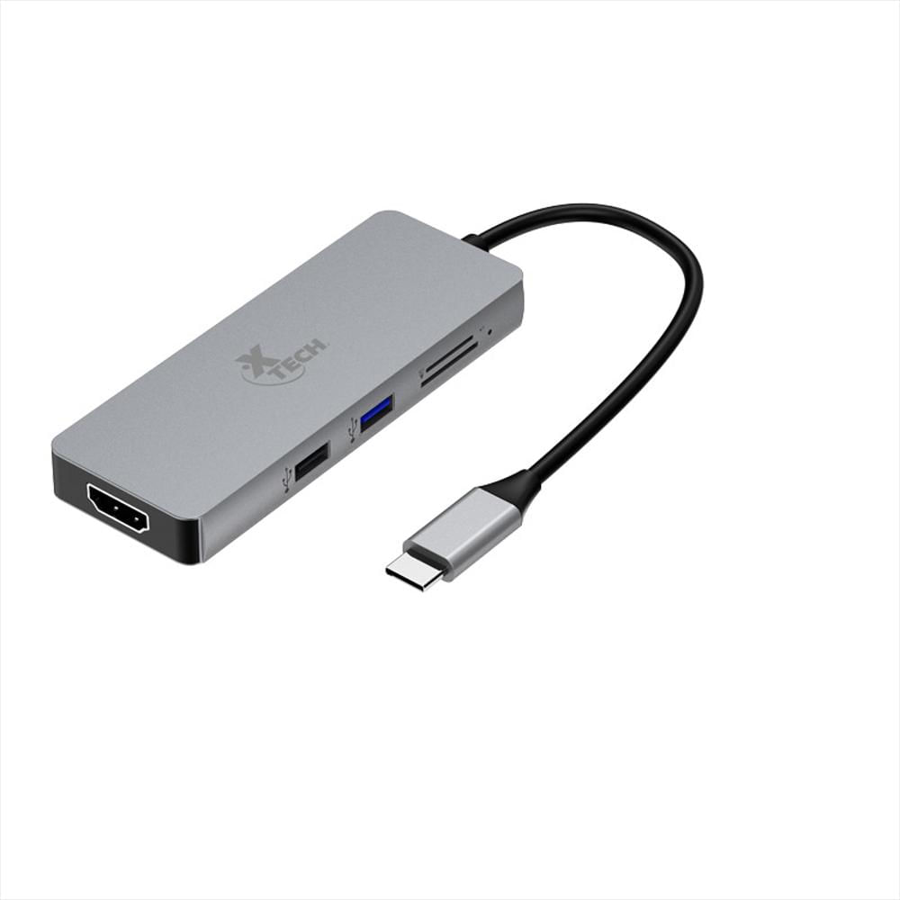 Adaptador Multipuerto 5 En 1 Con Conexión Usb C® Xtc 564 Xtech img #1