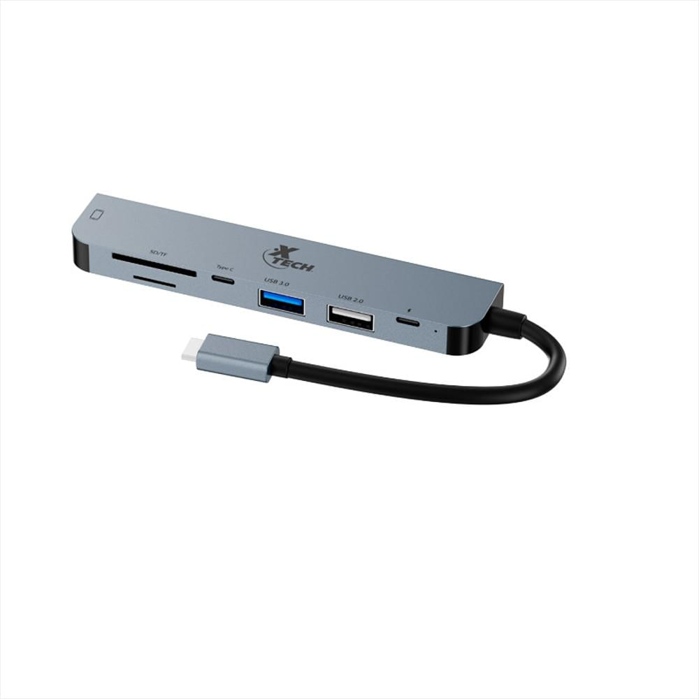 Adaptador Multipuerto 7 En 1 Con Conexión Usb C Xtc 571 Xtech img #3