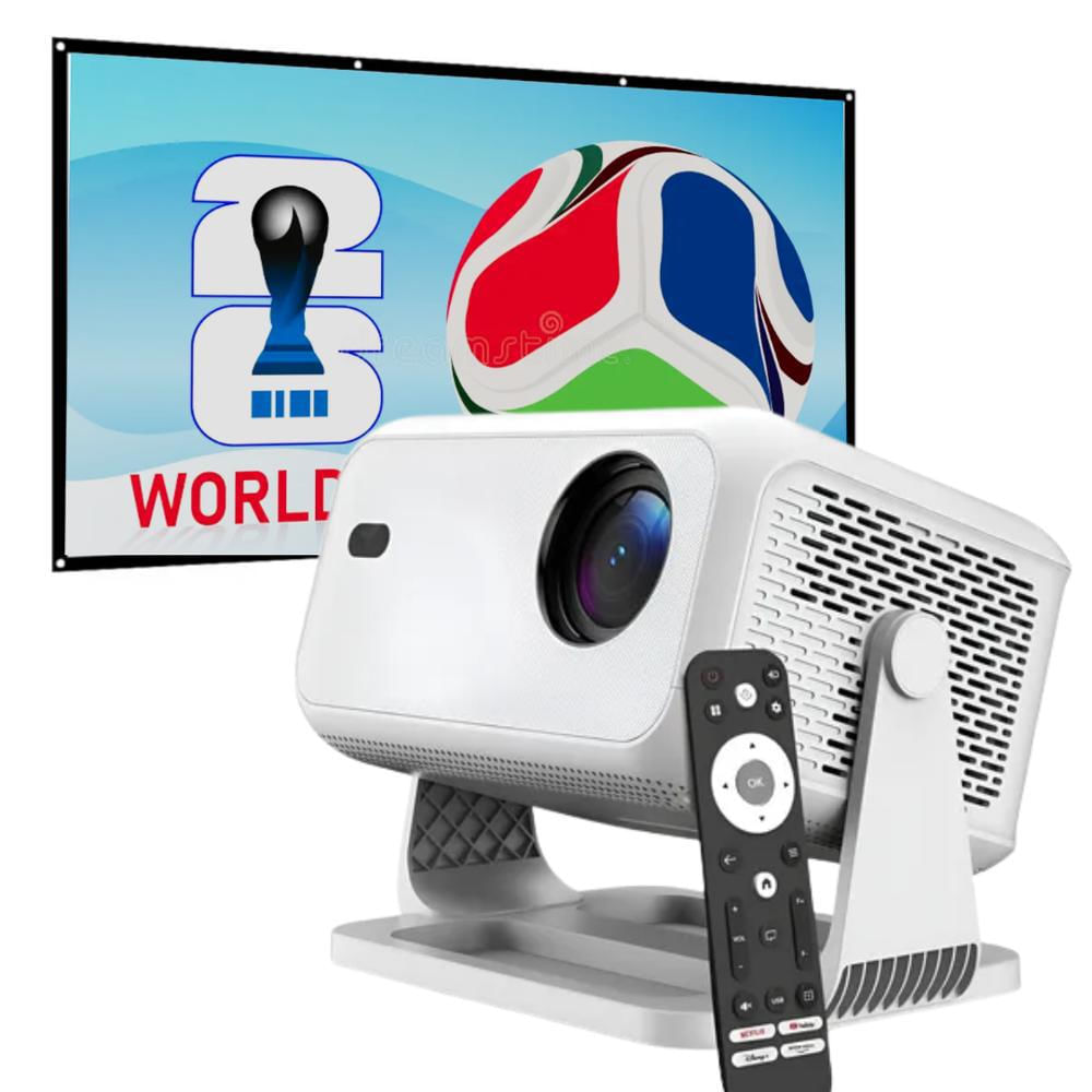 Proyector Smart 4K Auto Enfoque Wif 650Ansi L350 + Telón 120 img #1