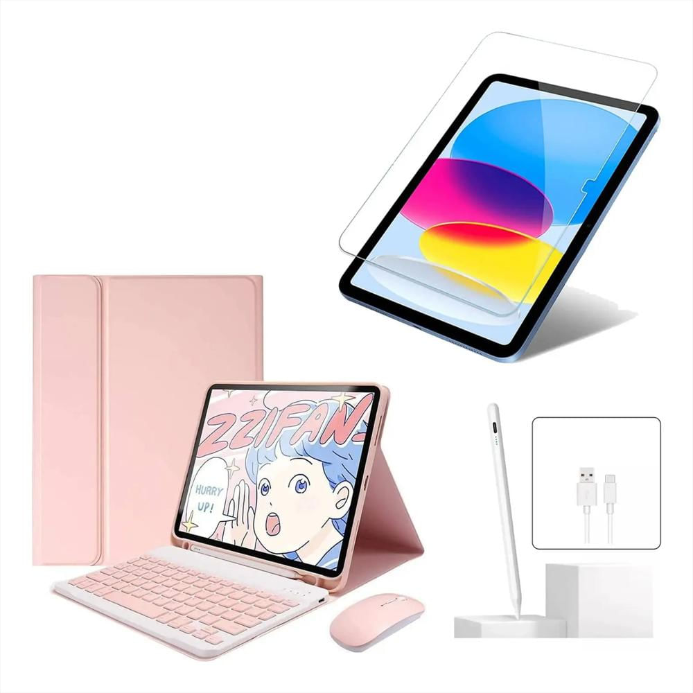 Estuche Teclado Para Lenovo Tab K11 +Mouse+Vidrio+Lapiz img #1