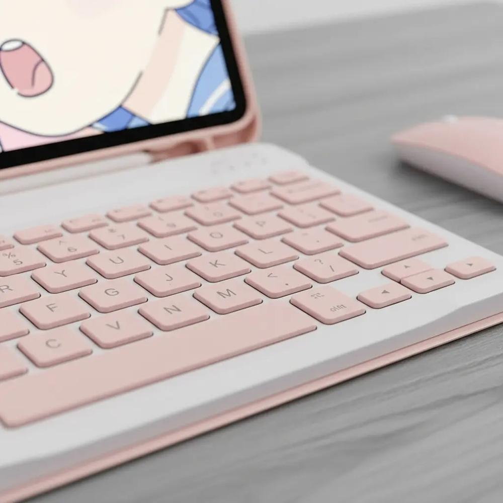 Estuche Teclado Para Lenovo Tab K11 +Mouse+Vidrio+Lapiz img #4