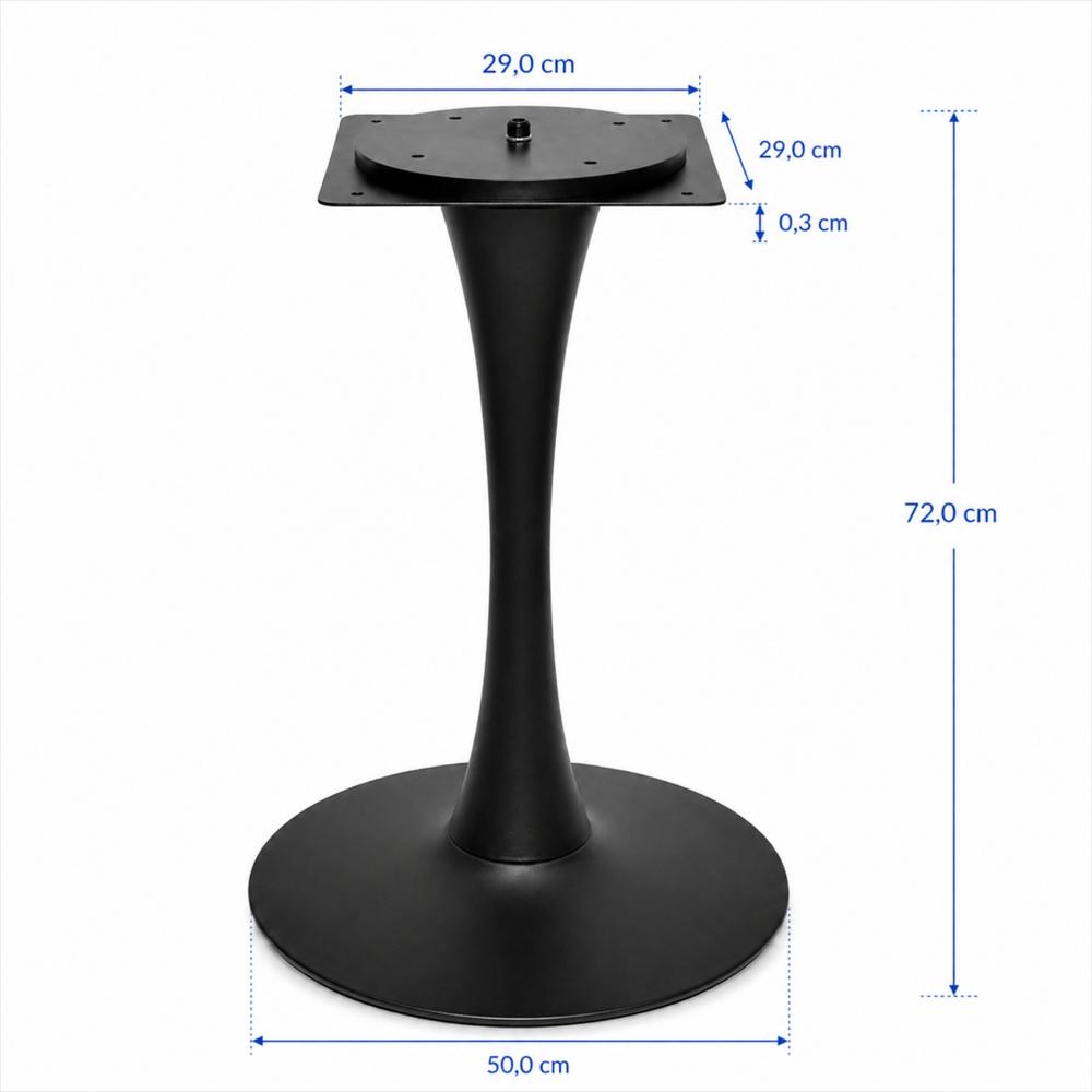 Estructura Metálica Para Mesa Con Perfil Curvo Elegante img #4