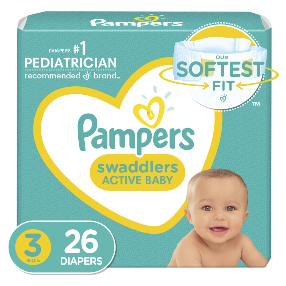 Pañales PAMPERS MARCA EXCLUSIVA suave etapa 3 (26  und) img #1