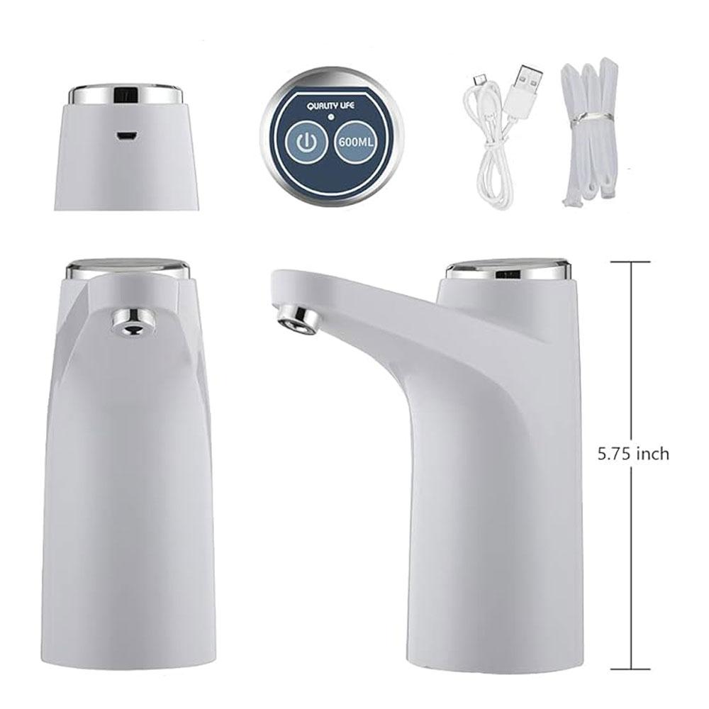 Dispensador Agua Control Electrico Inteligente Recargable Usb img #2