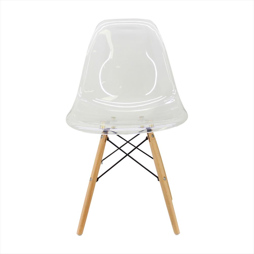 Set X4 Sillas Eames Transparentes img #2