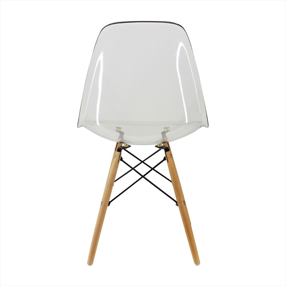 Set X4 Sillas Eames Transparentes img #5