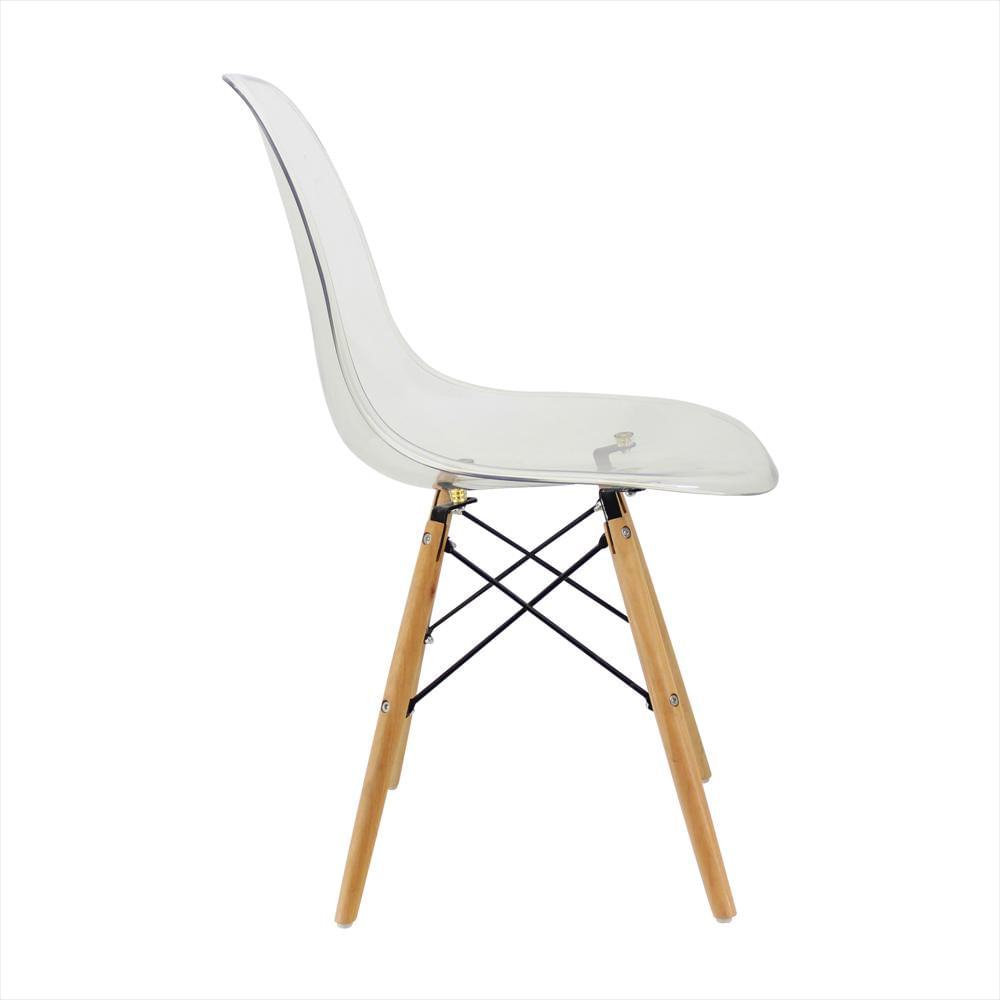 Set X2 Sillas Eames Transparentes img #4