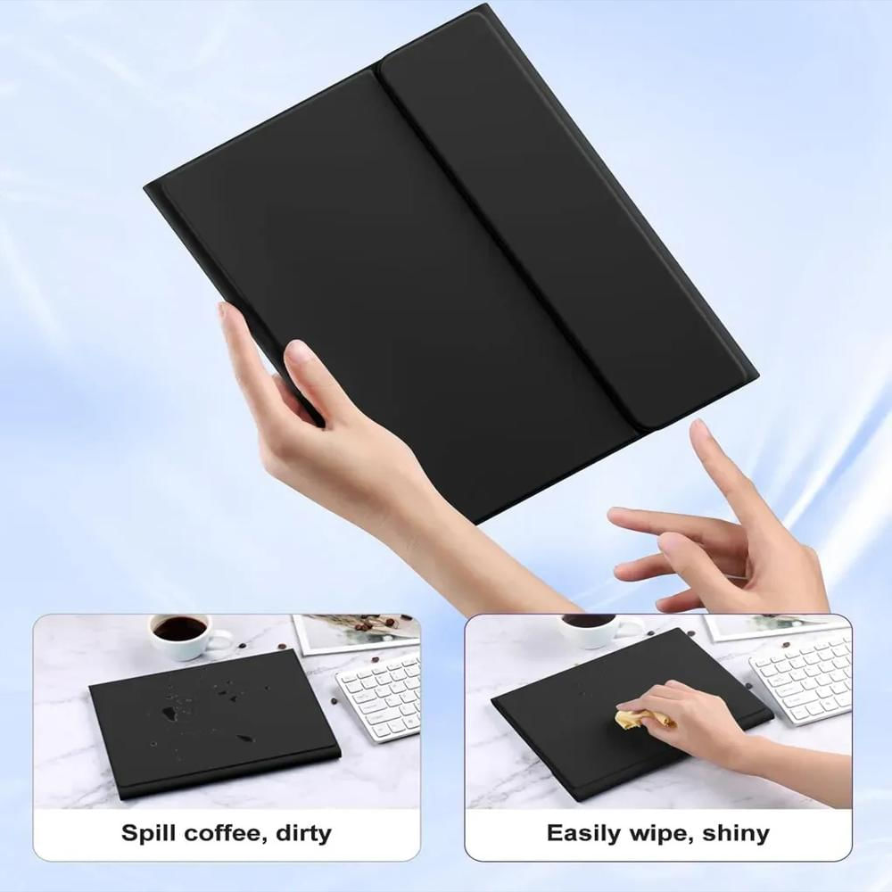 Estuche Teclado Para Ipad Pro 11 M4 2024 Negro +Mouse+Vidrio+Lapiz img #4
