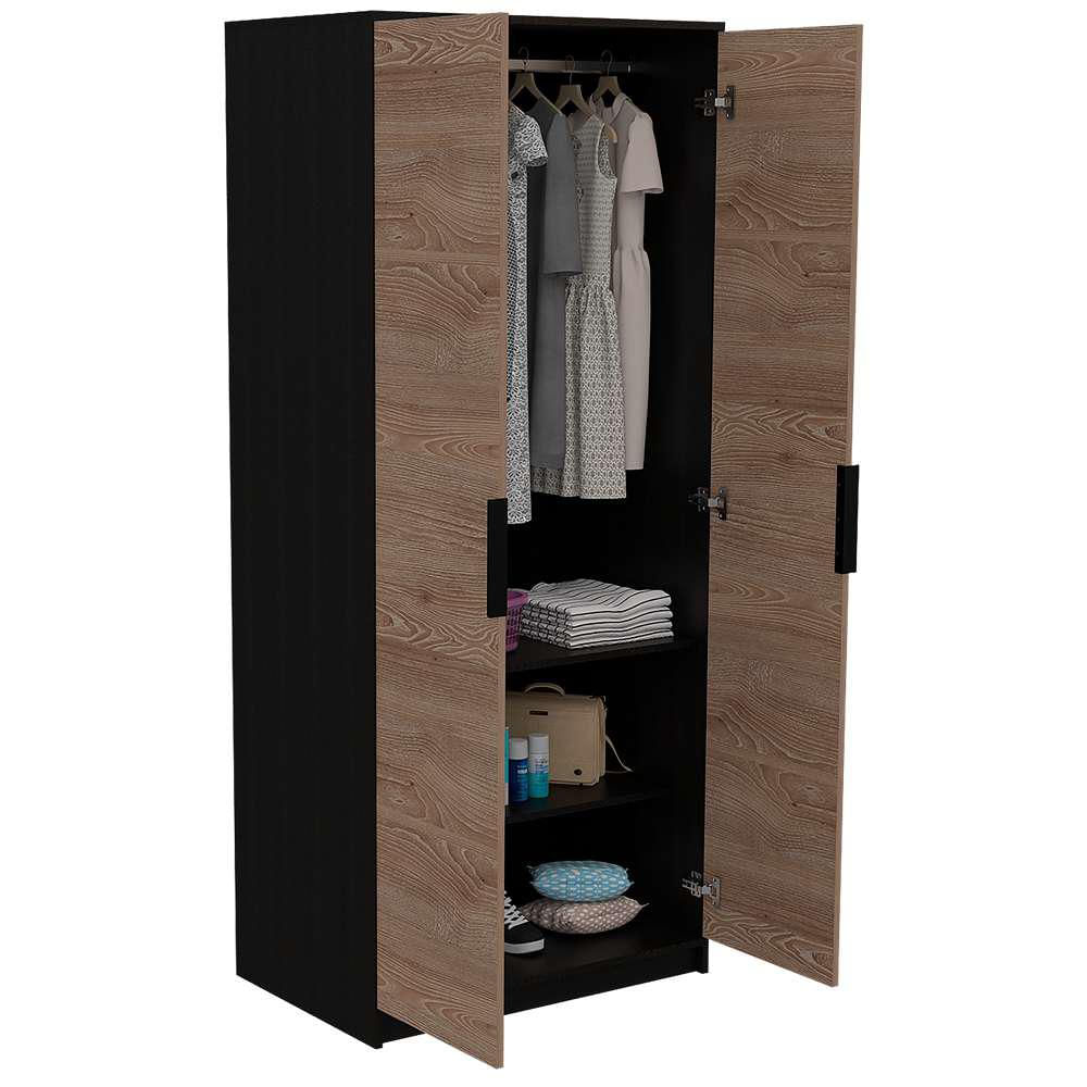 Closet Kaia Wengue 80X189cm Sin Cajones Con 2 Entrepaños img #2