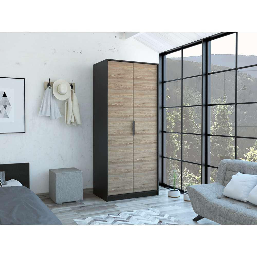 Closet Kaia Wengue 80X189cm Sin Cajones Con 2 Entrepaños img #5