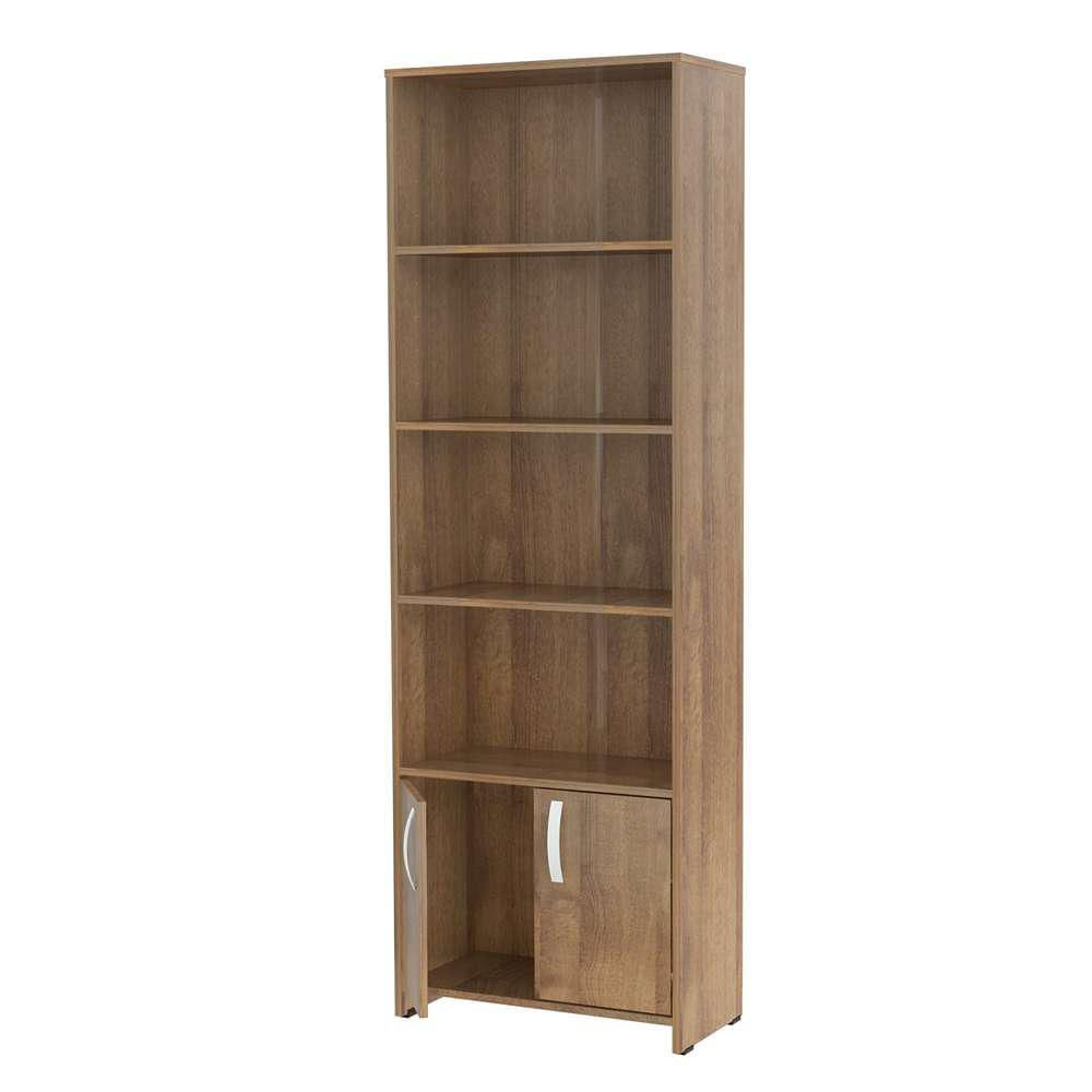 Biblioteca Amaretto 60X182cm Con Cuatro Compartimientos Y Con Un Cajón img #1