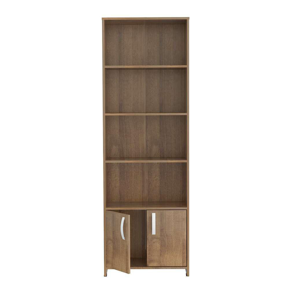 Biblioteca Amaretto 60X182cm Con Cuatro Compartimientos Y Con Un Cajón img #2
