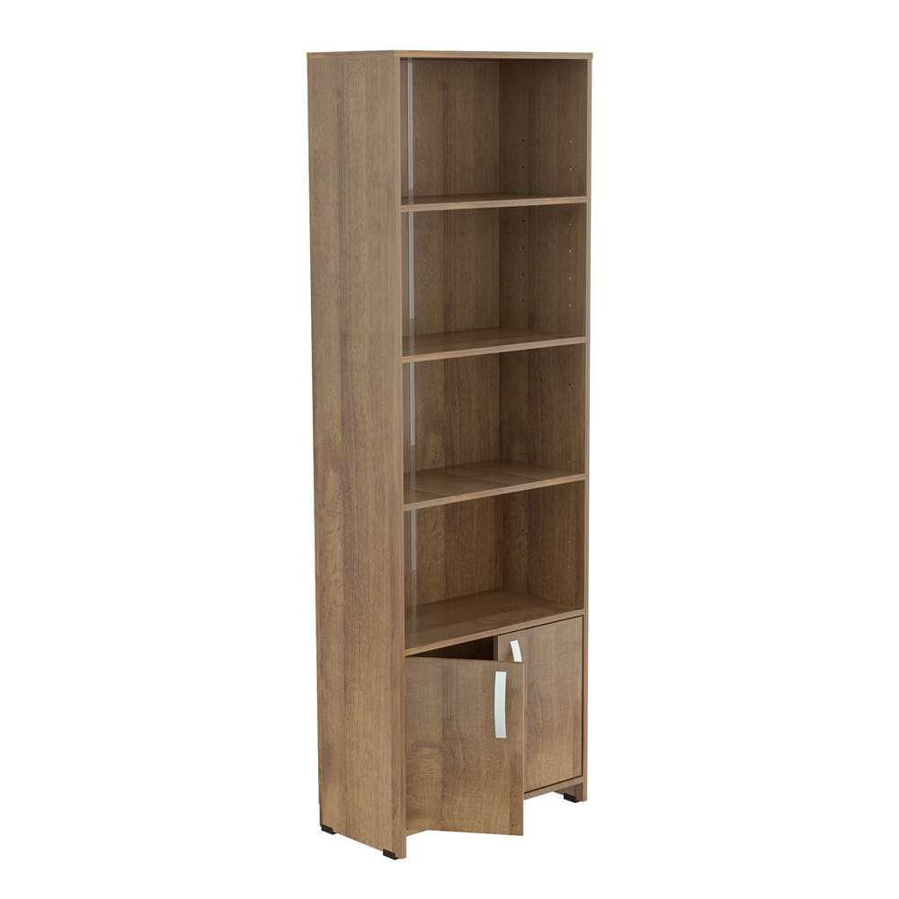 Biblioteca Amaretto 60X182cm Con Cuatro Compartimientos Y Con Un Cajón img #3