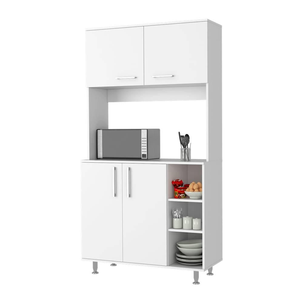 Alacena Tuhome Blanco 95X180cm Con Cuatro Puertas img #1