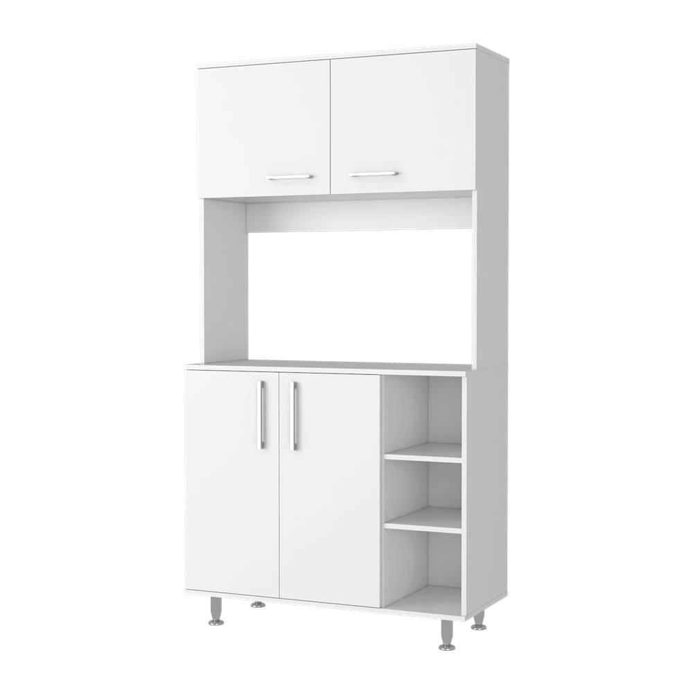 Alacena Tuhome Blanco 95X180cm Con Cuatro Puertas img #3