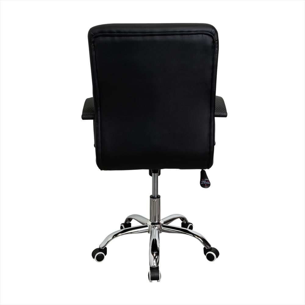 Silla De Oficina Negro 58X54cm Con Apoya Brazos img #4