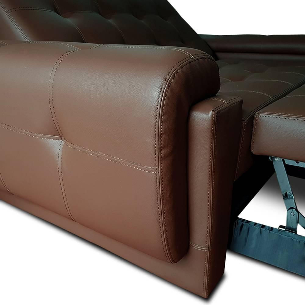 Sofá Cama Vignelli Cafe 185X85cm De 3 Puestos Reclinable Con Apoya Brazos img #4