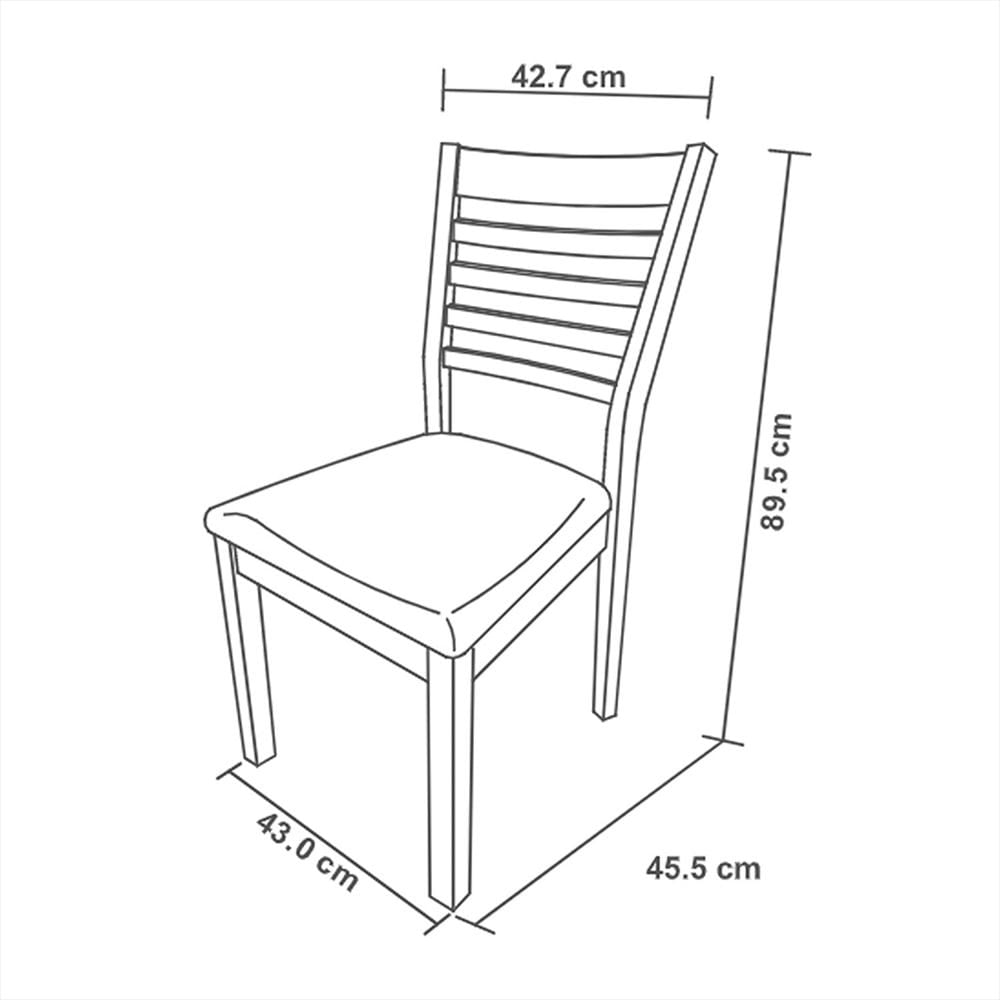 Comedor Tramontino Gris 110X74cm Rectangular De Cuatro Puestos Y Con Cuatro Sillas img #5