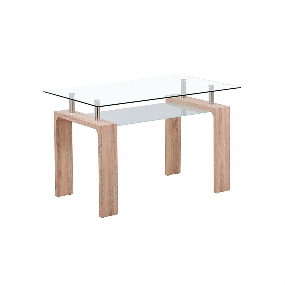 Comedor Diniza Gris 120X70cm Rectangular De Cuatro Puestos Y Con Cuatro Sillas img #3
