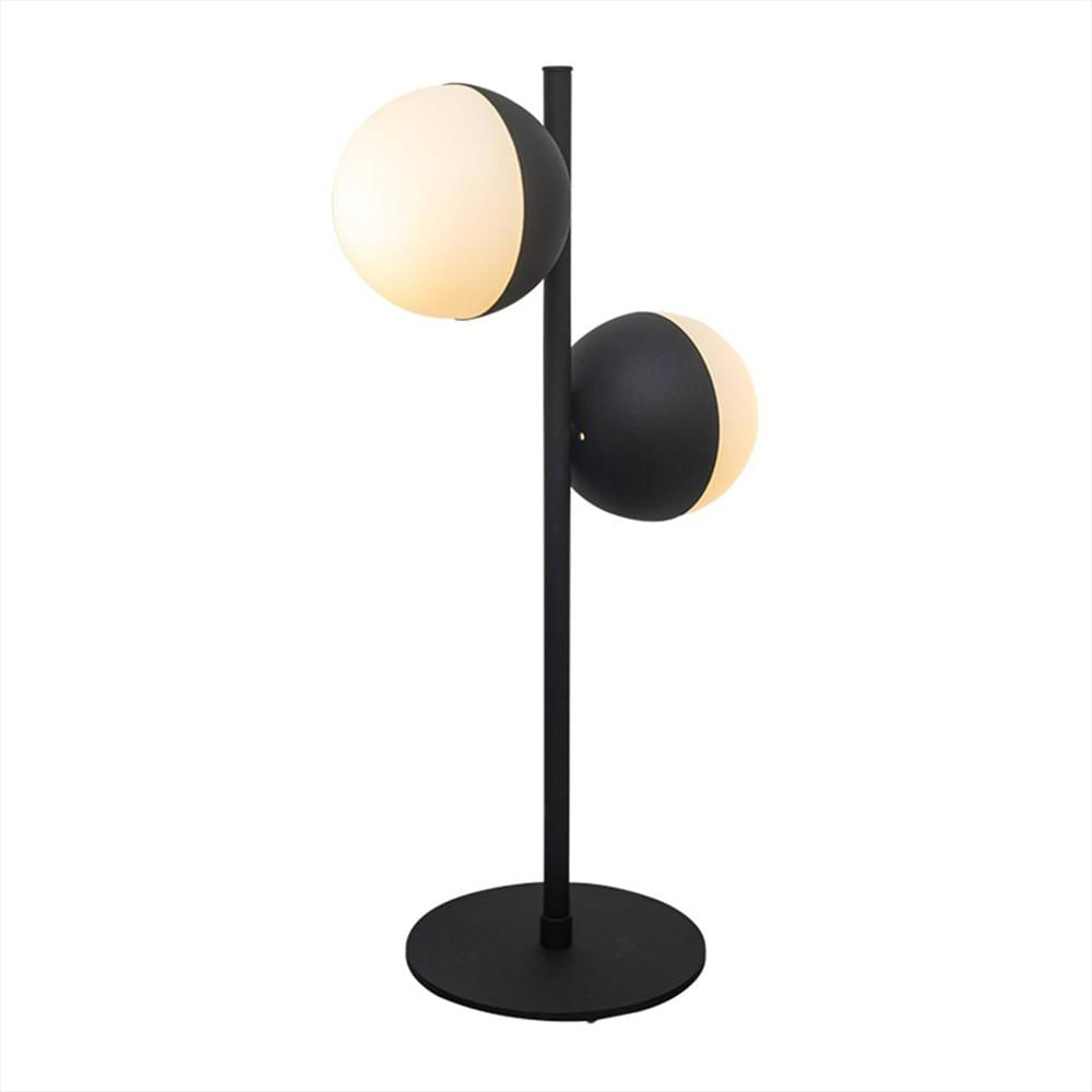 Lámpara De Mesa Led Cosmos Bronce Eco 25X55cm De Dos Luces Con Bombilla img #2