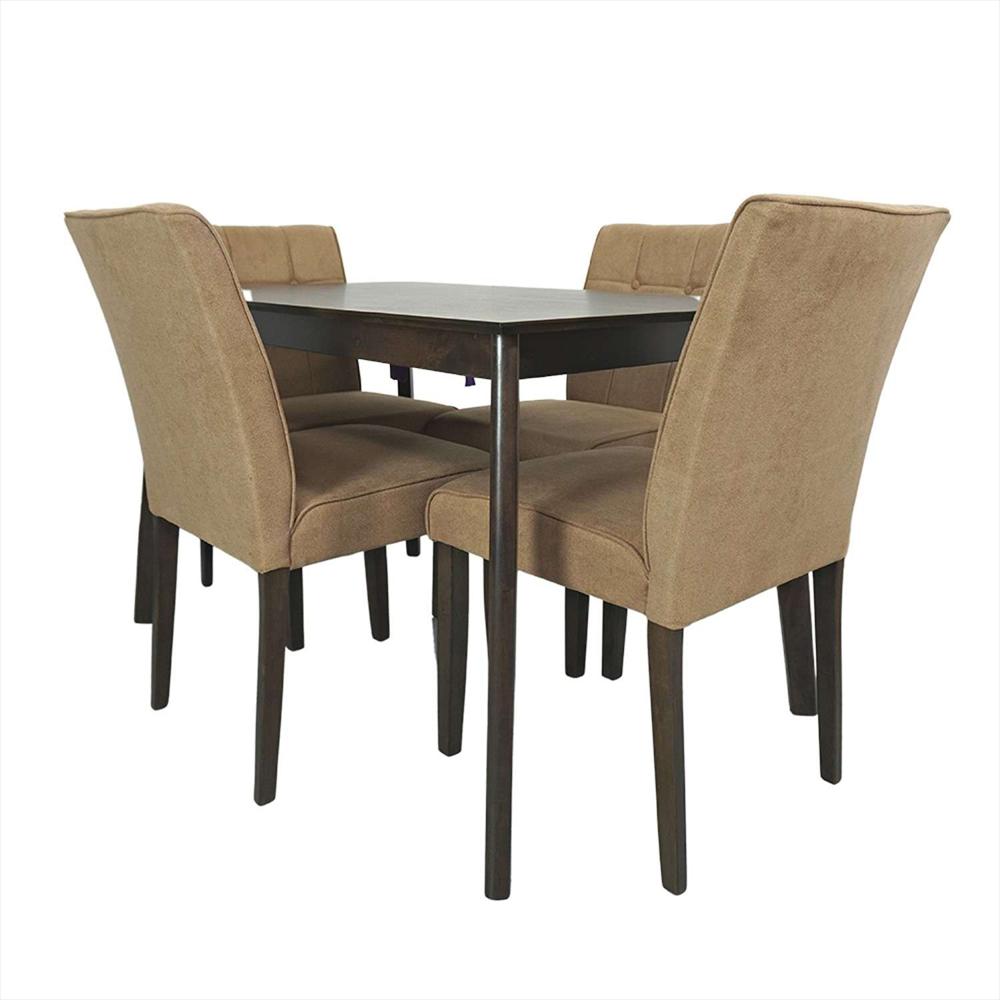 Comedor Enna Camel 120X74cm Rectangular De Cuatro Puestos Y Con Cuatro Sillas img #2