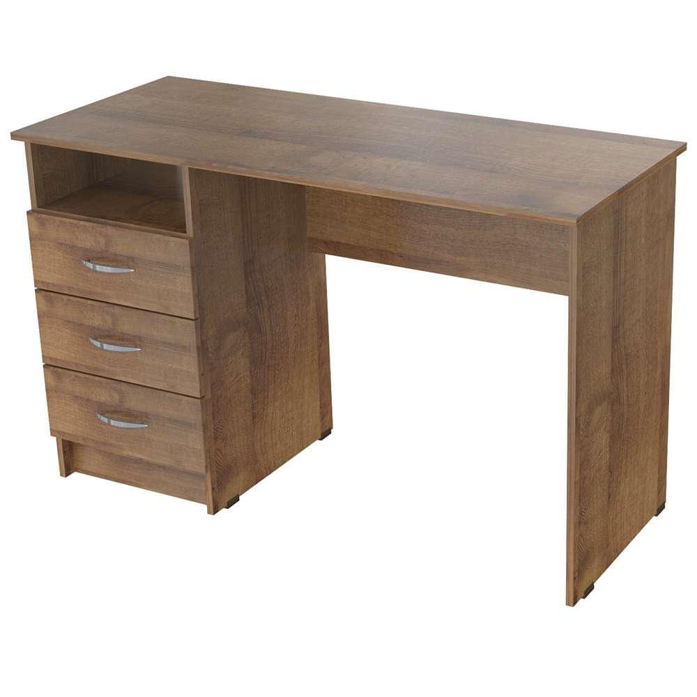 Escritorio Es4103 Amaretto 120X76cm Con Tres Cajones img #2