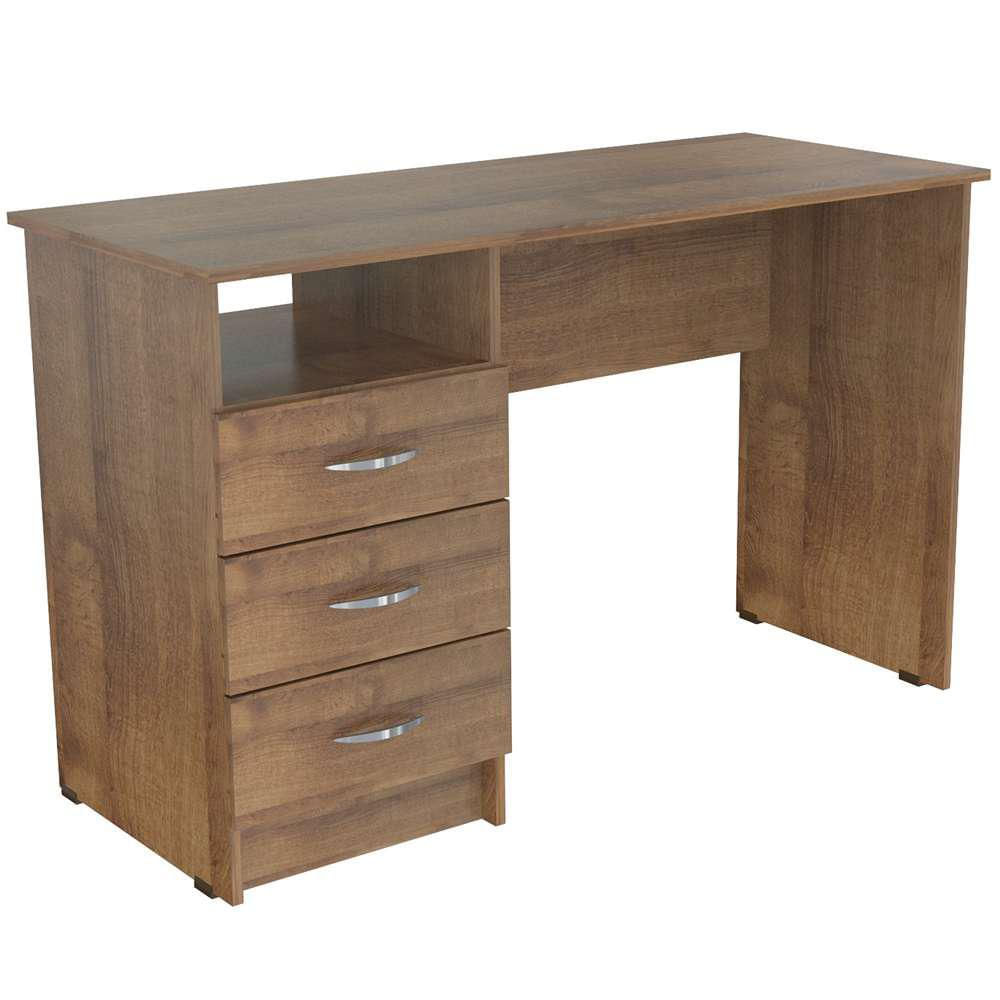 Escritorio Es4103 Amaretto 120X76cm Con Tres Cajones img #3