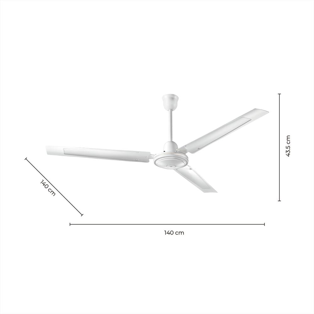Ventilador De Techo Kalley K Vtb Blanco img #2